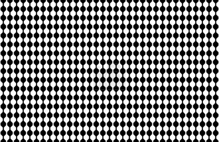 Foto de Octagonal lines connect of pattern. Design vertical black on white background. Design print for illustration, texture, wallpaper, background. - Imagen libre de derechos
