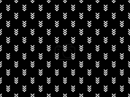 Foto de Three layer of pattern. Design white on black background. Design print for illustration, texture, wallpaper, background. - Imagen libre de derechos