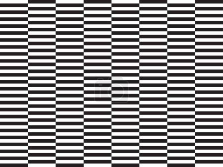 Foto de Checker of pattern. Design rectangular black on white background. Design print for illustration, texture, wallpaper, background. - Imagen libre de derechos