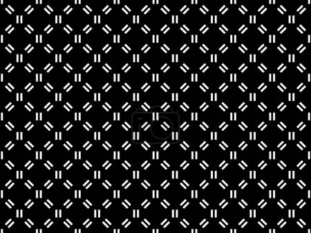 Foto de Flat bordes of metal of pattern. Design industrial white on black background. Design print for illustration, texture, wallpaper, background. - Imagen libre de derechos