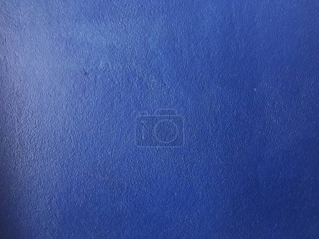 Photo for Painted blue cement wall texture in full frame - Royalty Free Image