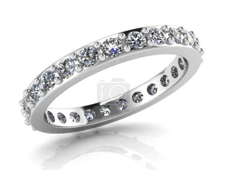 Foto de El anillo de bodas de belleza. (imagen 3D de alta resolución) - Imagen libre de derechos