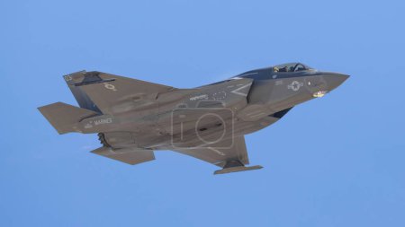Photo for San Diego, California, United States - 24.09.2022 F-35 Demo Team display during the Miramar Airshow in San Diego 24.09.2022 in San Diego, USA - Royalty Free Image