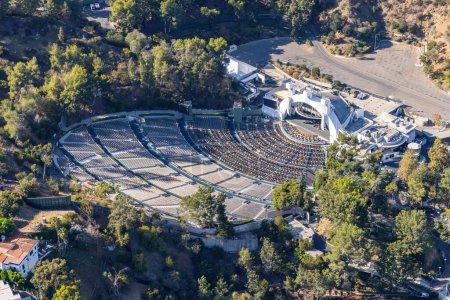 Téléchargez les photos : Vue Aérienne du Hollywood Bowl à Los Angeles - en image libre de droit