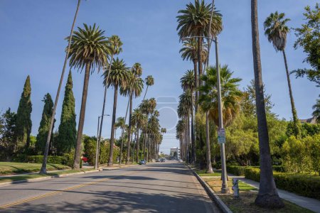 Foto de Los Ángeles, California, EE.UU. - 27 de septiembre - vista de Beverly Hills - Imagen libre de derechos