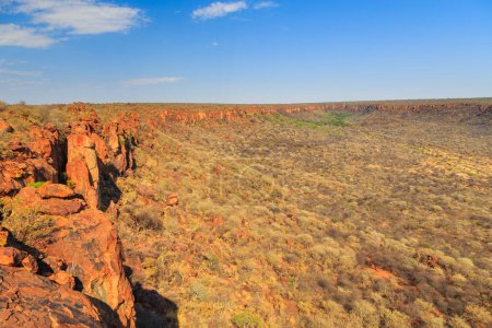 Foto de Waterberg Plateau National Park, Kalahari, Otjiwarongo, Namibia, África. Hermoso paisaje africano. - Imagen libre de derechos