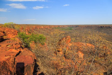 Téléchargez les photos : Waterberg Plateau National Park, Kalahari, Otjiwarongo, Namibia, Africa. Beautiful african landscape. - en image libre de droit