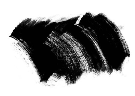 Foto de Color gráfico negro parches pinceladas efecto fondo diseños elemento - Imagen libre de derechos