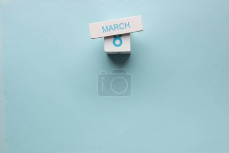 Photo for March 8 creative concept. Greeting card for Womens day. - Royalty Free Image