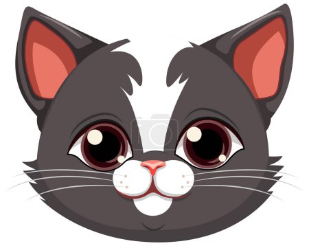 Sweet eyed Kitten Illustration de personnage de bande dessinée
