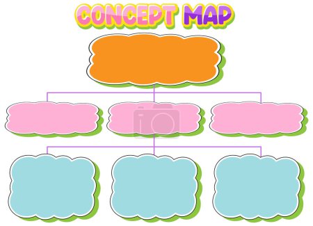 Illustration for Simple and engaging visual tool for young learners - Royalty Free Image