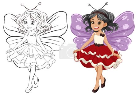 Photo for A cute princess fairy ready for a magical party - Royalty Free Image