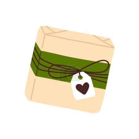 Photo for Vector illustration of cute doodle gift box for digital stamp,greeting card,sticker,icon,design - Royalty Free Image