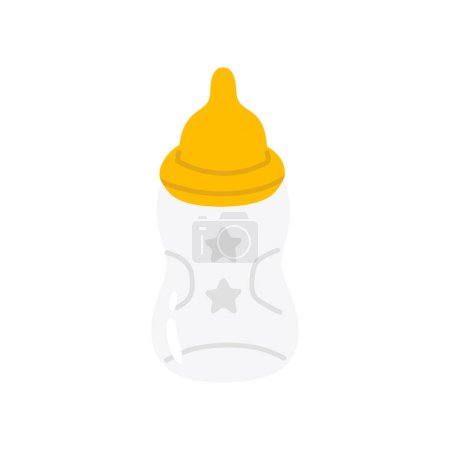 Photo for Vector illustration of cute doodle milk bottle for digital stamp,greeting card,sticker,icon,design - Royalty Free Image