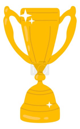 Photo for Vector illustration cute doodle football cup for digital stamp,greeting card,sticker,icon, design - Royalty Free Image