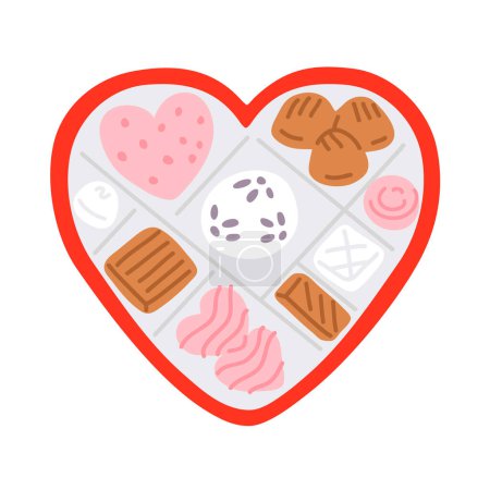 Photo for Vector illustration cute doodle sweet heart for digital stamp,greeting card,sticker,icon, design - Royalty Free Image