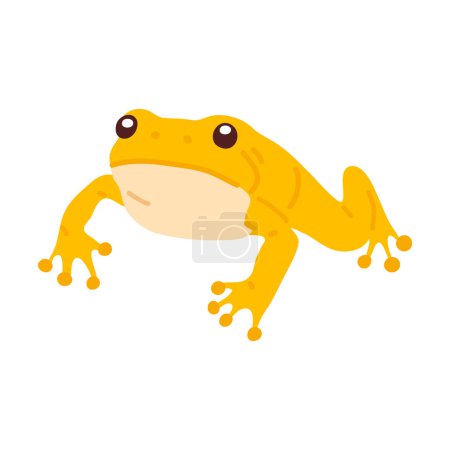 Photo for Vector illustration cute doodle baby frog for digital stamp,greeting card,sticker,icon, design - Royalty Free Image