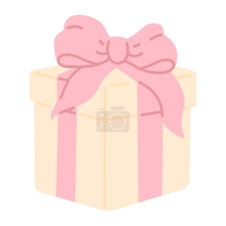 Photo for Vector illustration cute doodle gift for digital stamp,greeting card,sticker,icon, design - Royalty Free Image