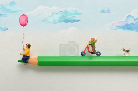 Photo for First June, International Childrens Day Concept - Royalty Free Image