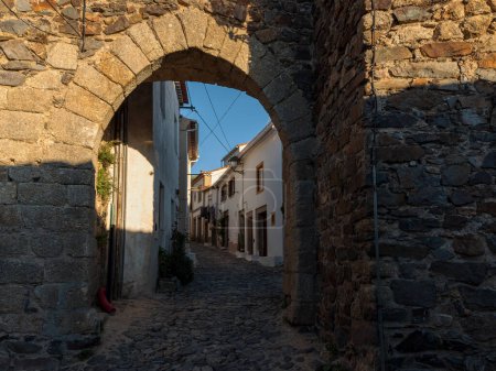 Photo for Old medieval gate in the old town of Castelo de Vide. Portugal. - Royalty Free Image
