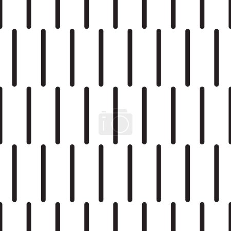 Foto de Cuadrícula geométrica de largos rectángulos negros con esquinas redondas sobre fondo blanco. Patrón sin costuras. Plantilla de mapa de rugosidad, opacidad y bump para diseño de movimiento y gráficos 3D. - Imagen libre de derechos