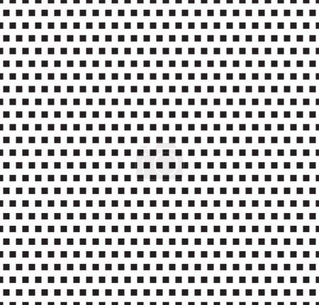 Foto de Black square arranged in order through one close to each other. Seamless pattern. Geometric grid. Roughness, opacity and bump map template for design and 3D graphics. - Imagen libre de derechos
