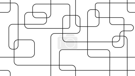 Hand-drawn doodle seamless pattern. Thin lines. Minimalist look. Roughness, opacity and bump map. Vector template for design and 3D graphics.