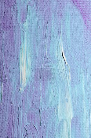texture blue oil paint on canvas macro closeup