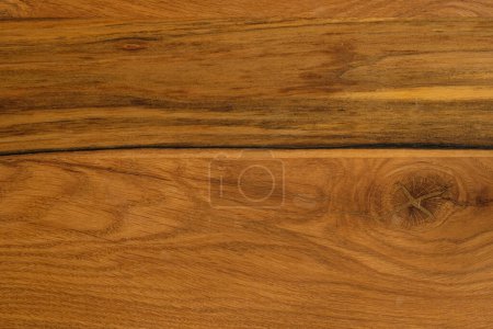 Wooden background. Filling the break with putty for wooden furniture. Furniture repair. Copy space.