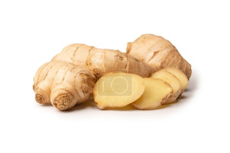 Photo for Ginger root isolated on a white background. - Royalty Free Image