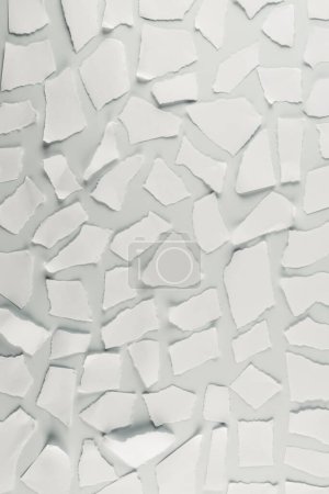 Photo for Empty white paper pieces isolated. Space for text or design. - Royalty Free Image