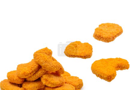 Photo for Nuggets isolated on a white background. - Royalty Free Image