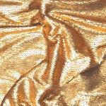 Golden sequins fabric texture.