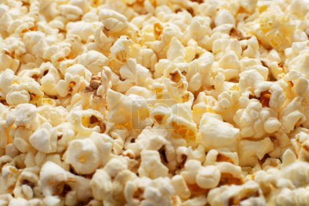 Téléchargez les photos : Papillon frais popcorn fond vue rapprochée - en image libre de droit