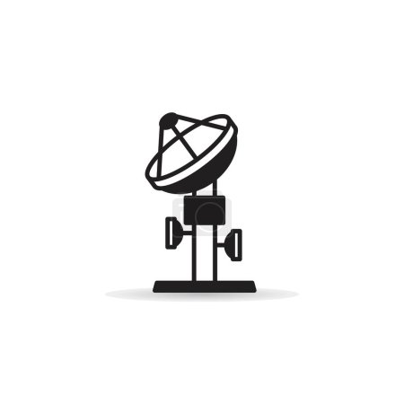 Illustration for Network and communication tower icon vector illustration - Royalty Free Image