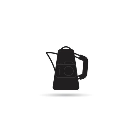 Illustration for Kettle icon vector illustration - Royalty Free Image