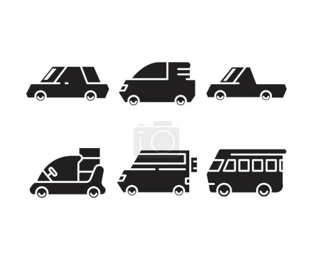 Photo for Car and transportation icons set - Royalty Free Image