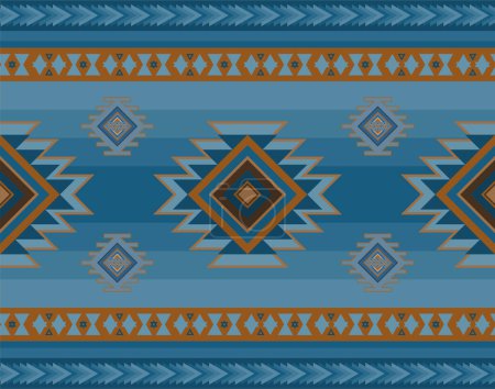 Abstract ethnic geometric pattern design background for wallpaper and fabric pattern.