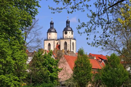 Wittenberg in Germany, Town and Parish Church of St. Mary's
