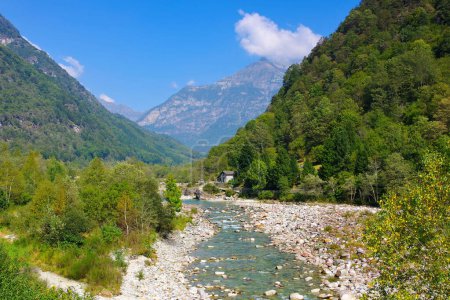 Verzasca river, Verzasca valley, Ticino, Switzerland, Europe