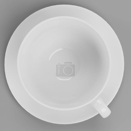 Photo for Realistic 3D Render of Porcelain Cup - Royalty Free Image