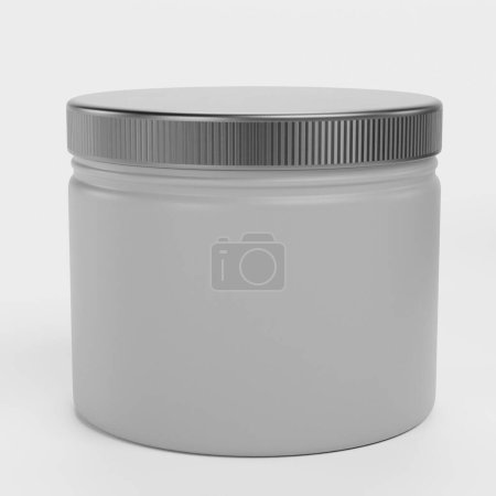 Photo for Realistic 3D Render of Empty Food Container - Royalty Free Image