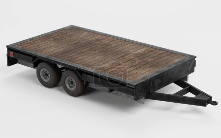 Photo for Realistic 3D Render of Trailer - Royalty Free Image