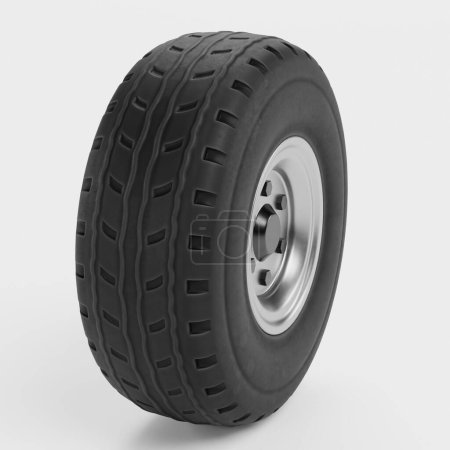Photo for Realistic 3D Render of Tyre - Royalty Free Image