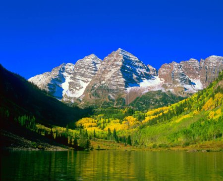 Photo for Maroon Bells white river national forest Aspen Colorado USA - Royalty Free Image