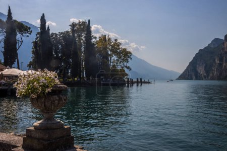 Photo for Sunny summer day in Riva del Garda resort on Lake Garda - Royalty Free Image