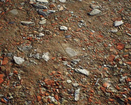 Téléchargez les photos : Surface au sol avec décombres de construction. - en image libre de droit