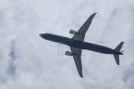 Photo for Chiangmai, Thailand -   June  29 2023: B-16213 Airbus A321 of EvaAir. take off from Chiangmai Airport to taipei Taiwan. - Royalty Free Image