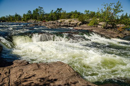 Téléchargez les photos : Burleigh Falls Conservation Area, comté de Selwyn, Ontario, Canada. Photo de haute qualité - en image libre de droit
