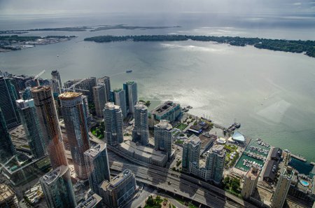 Photo for Spectacular view from CN Tower. Toronto. Ontario, Canada. High quality photo - Royalty Free Image